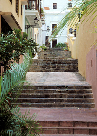 Stairways at Old San Juan